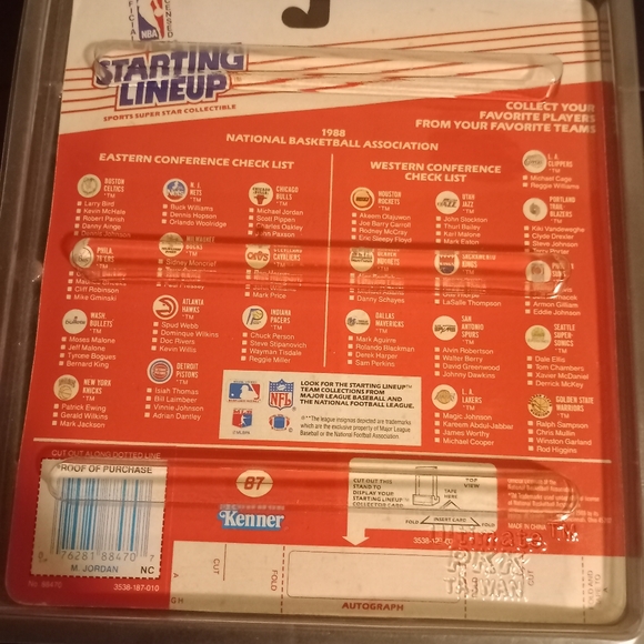 1988 Michael Jordan Starting Lineup  Action Figure - Picture 2 of 3